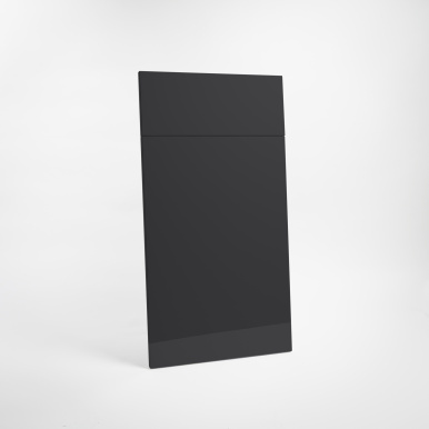 Porte cuisine sur-mesure, polymère brillant, design épuré et moderne - Anthracite Brillant