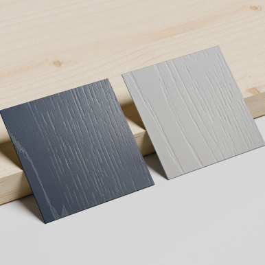 Échantillon façade stratifié bois