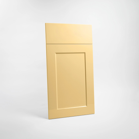 Porte cuisine Bergen laquée sur-mesure - Cadre simple avec +181 RAL
