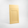 Porte cuisine Bergen laquée sur-mesure - Cadre simple avec +181 RAL