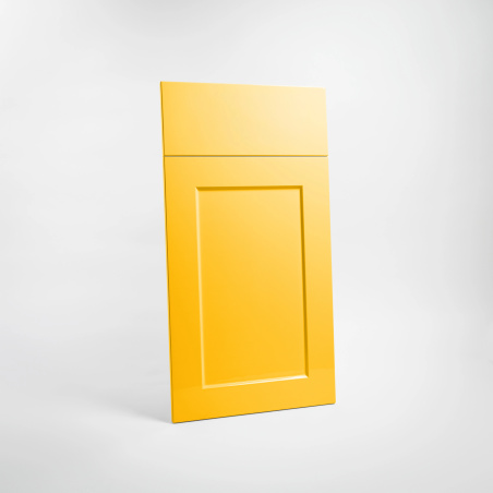 Porte cuisine Bergen laquée sur-mesure - Cadre simple avec +181 RAL