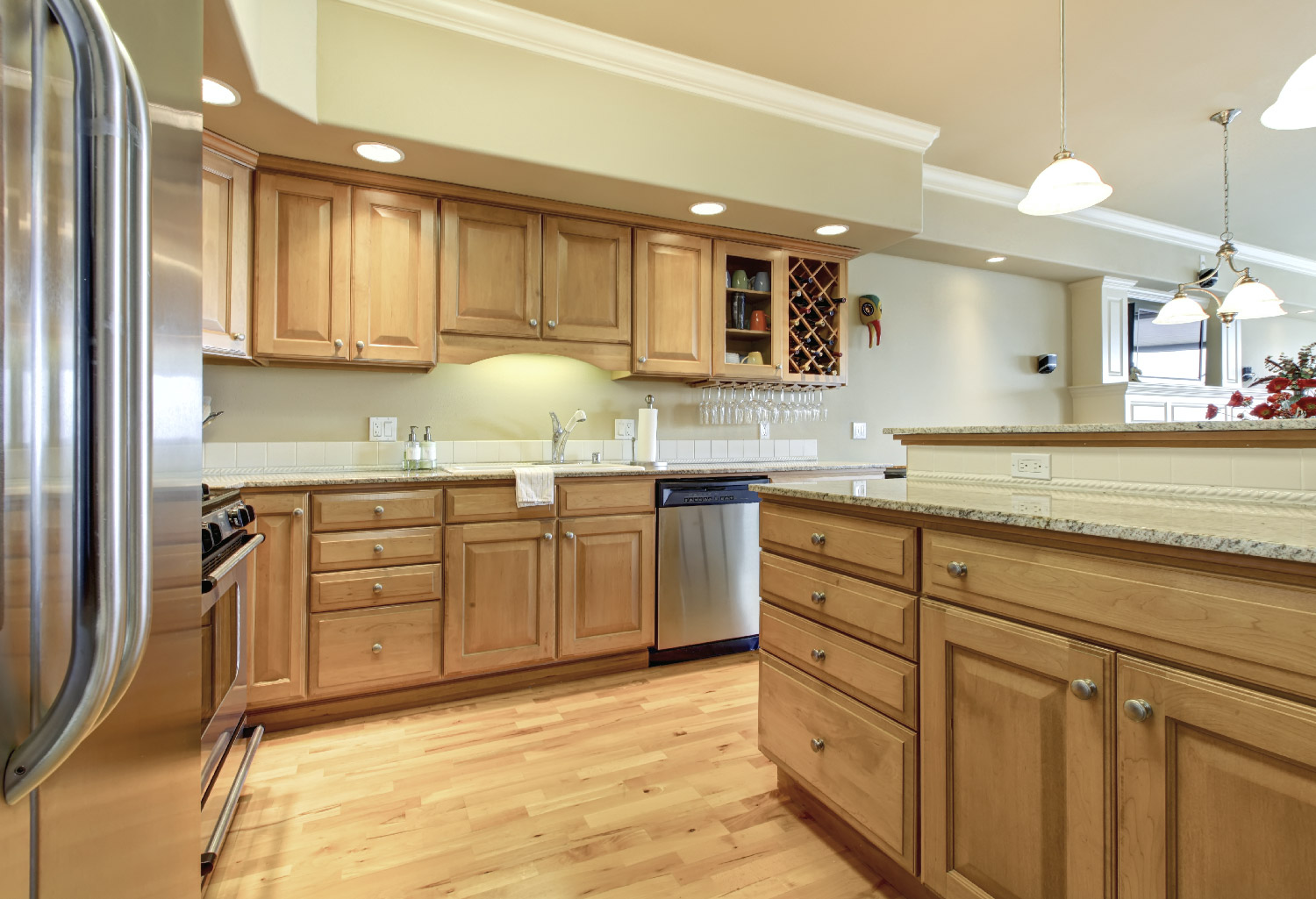 Rénovation d'une cuisine en bois